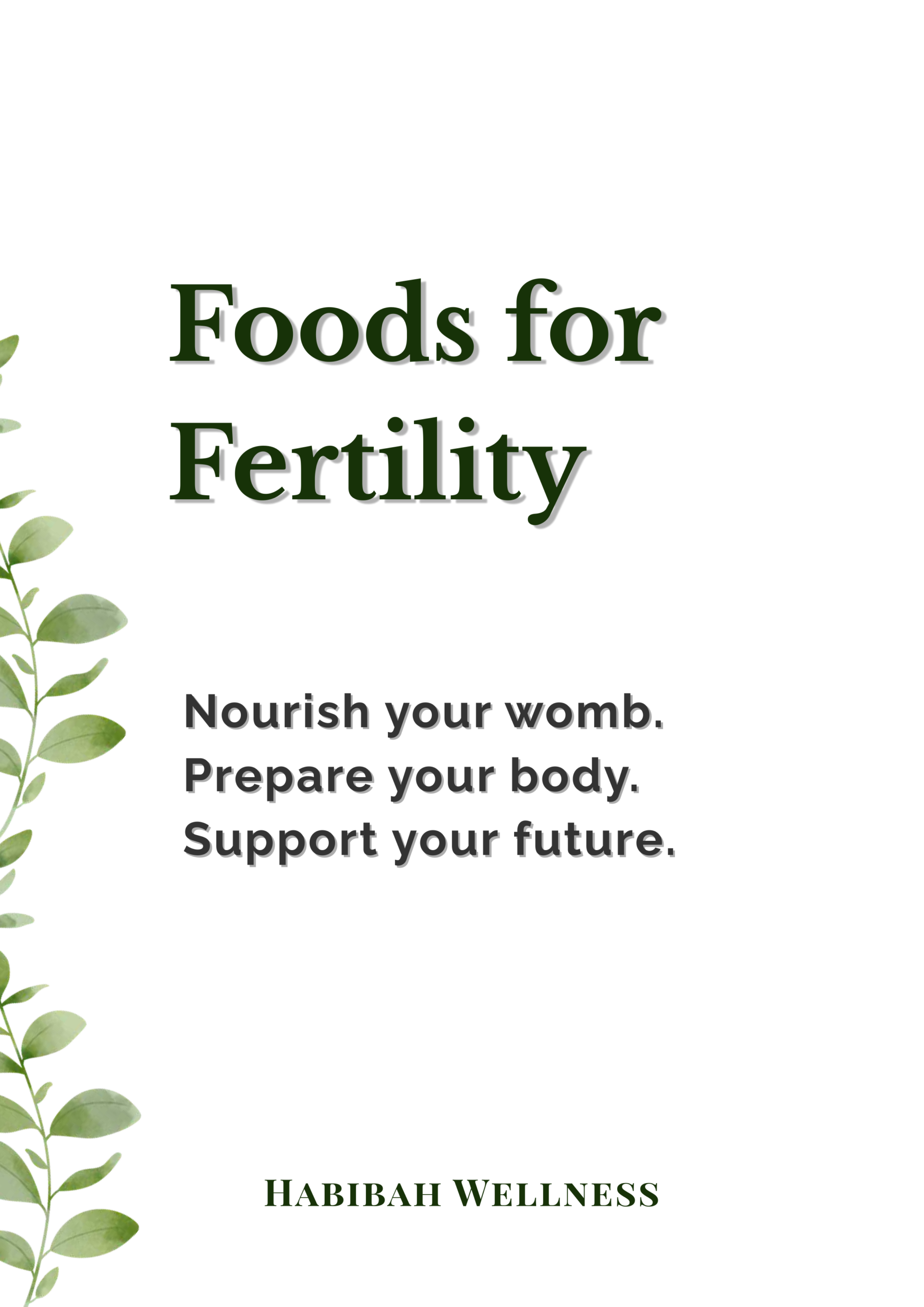 Foods For Fertility guide cover
